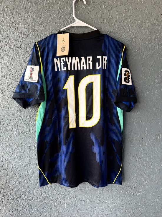 Jordan Other - Brazil Neymar Jr 2026 Blue Soccer Jersey Men